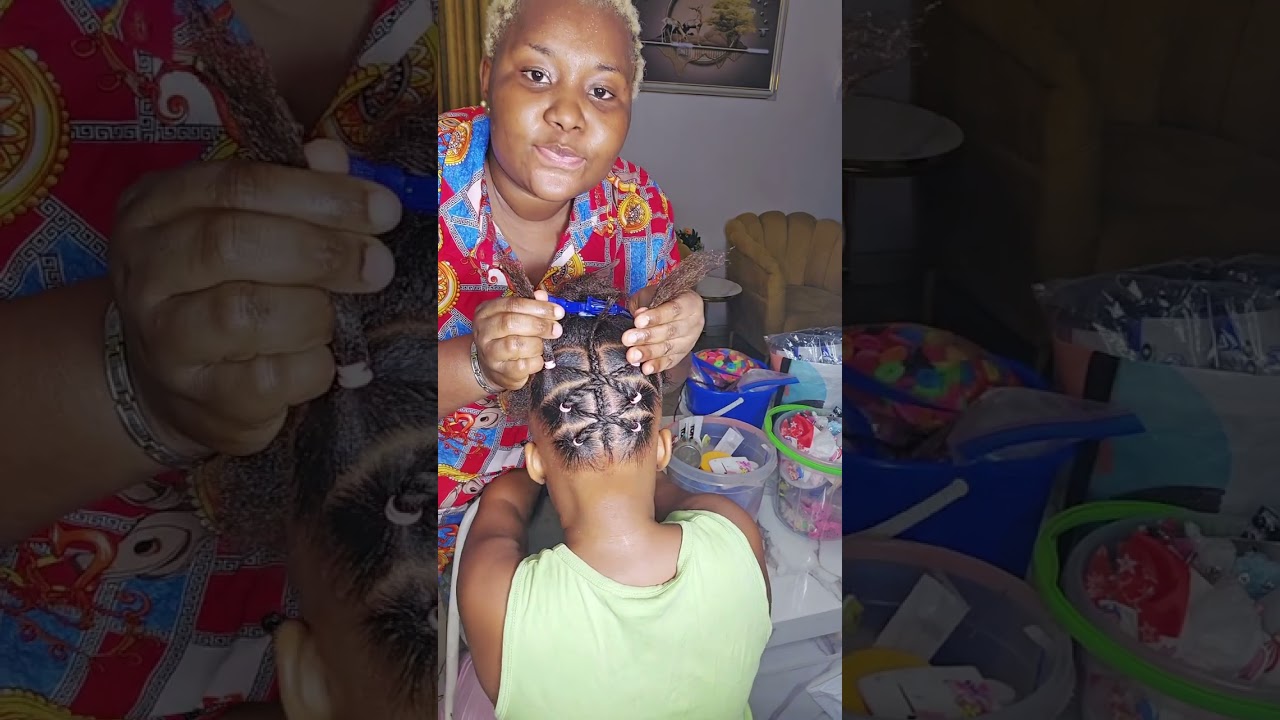 Amazing cute signature hairstyle for kids 