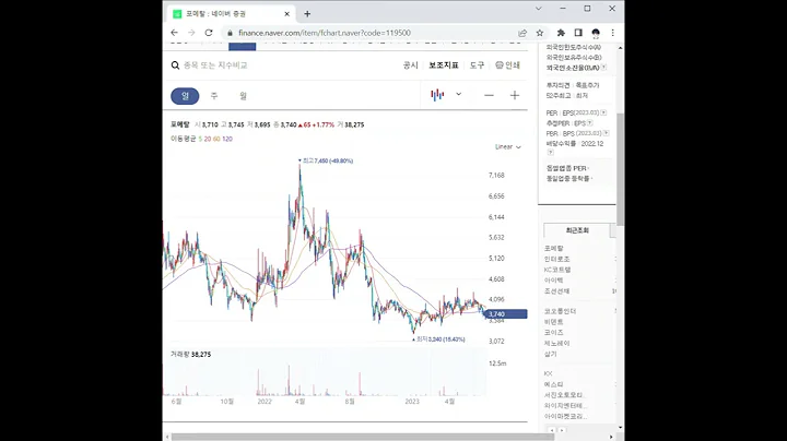 119500포메탈 주가 전망 및 차트 분석