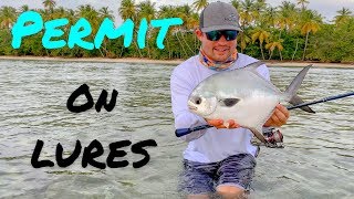 My FIRST PERMIT using a FISHING rod