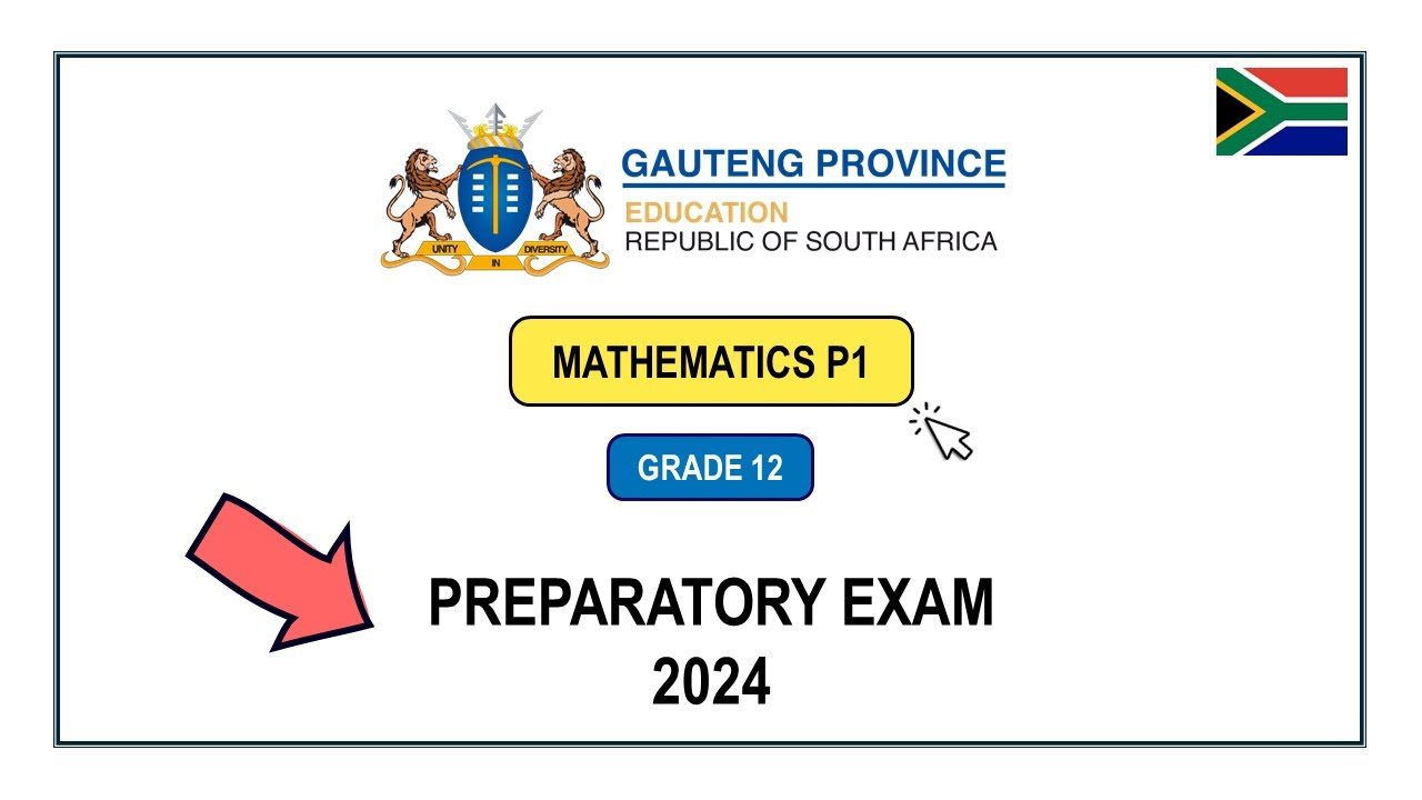 Mathematics Paper 1 Grade 12 Prelim Exam 2024 Gauteng
