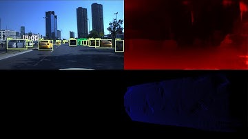 Buyukdere object detection, stereo disparity, point cloud - sequence 002