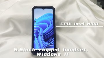 6.5" Rugged Handheld Terminal with Customizable 1D/2D Barcode Scanner, Windows 11 Pro, Wi-Fi 6