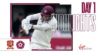 Essex+v+Northamptonshire+Day+1+County+Championship+Cricket+Highlights
