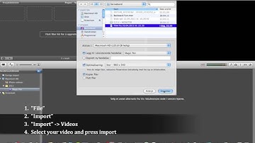  HKV95 Tutorial - How to Import Videos From Photo Booth to iMovie and Reverse Them
