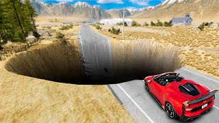 Testing SUPERCARS vs MASSIVE POTHOLES screenshot 5