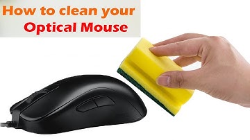 How to clean a Computer mouse - Simplest way to clean your optical computer mouse at home