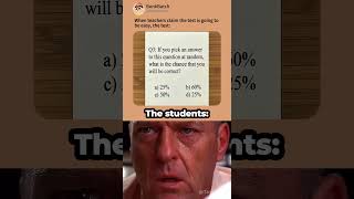 英文标题: Wait, is this question impossible?! 🤯💀 #shorts #mathmemes #studentproblems