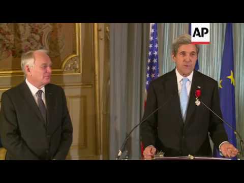 Kerry Receives Grand Legion Of Honour