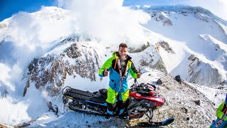 Kamchatka on Mountain Snowmobiles. Studying in SKI-DOO