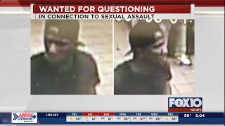 Man wanted for questioning in Mobile sexual assault