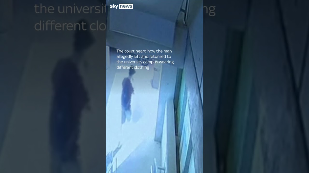 CCTV footage of Charlie Kirk suspect before and after murder shown in court