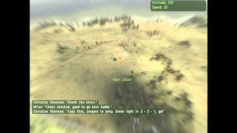 ARMA 2:Parachute training