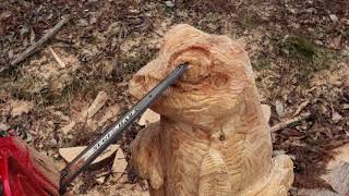 Wood Chainsaw Carving - YouTube