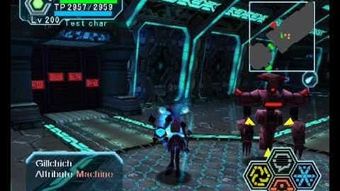 PSO Ver.2 Cyan hud and Cyan Ultimate mines 1