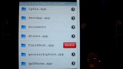 How to remove apps not located in Cydia using iFile