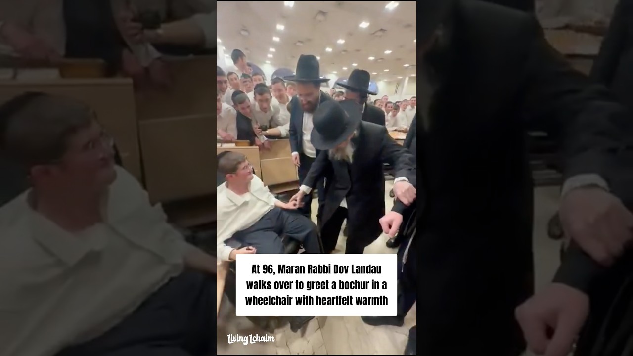96 Year Old Great Rabbi Shows What True Honor Is