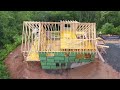 Construction Timelapse of a Mountain Home