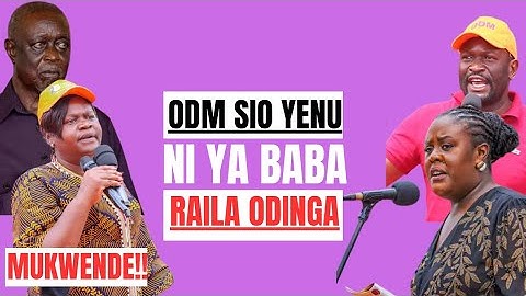 ODM SPLIT ERUPTS as WINNIE ODINGA and EDWIN SIFUNA Confront OBURU ODINGA and GLADYS WANGA