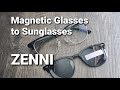 Zenni Optical Magnetic Prescription Glasses Sunglasses Club Master Wayfarer Review