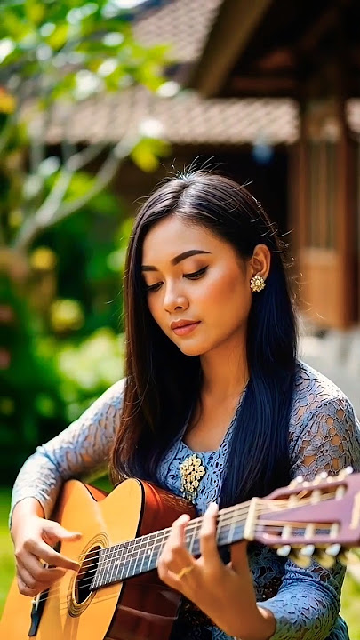 Playing Guitar With Smile #music #instrumental #nature #beautiful #shorts