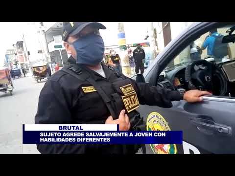 Sujeto agrede salvajemente a joven con habilidades diferentes