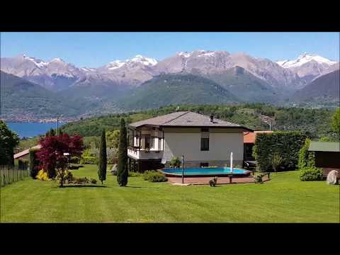 Видео: Роскошная вилла с фантастическими видами озера Лугано в Швейцарии