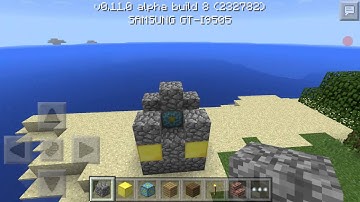 Minecraft P.E (V.0.11.0) NETHER REACTOR CORE.
