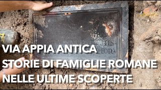 Appia Antica 39, ultime scoperte archeologiche nell'affollata necropoli di età Romana