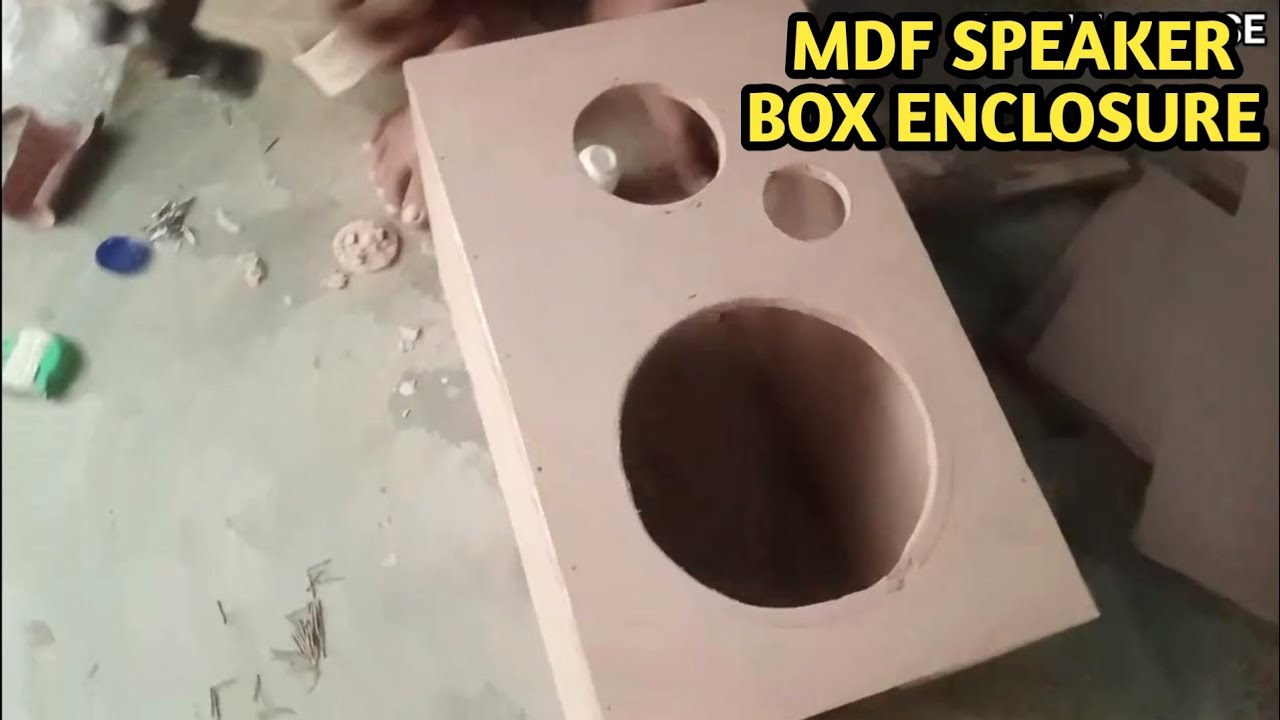 How to Make Speaker Box Enclosure 2 way speaker box enclosure Mdf Speaker Box Enclosure