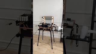 Portable Makeup Case | Luvo Makeup Bag | MUA Kit | Makeup Travel Storage | Roller Trolley Bag Content