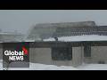 High winds wreak havoc across Alberta, blow roof off school