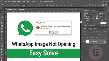 How to open WhatsApp Image in Photoshop/Illustrator | Solve WhatsApp Image not Opening in Photoshop