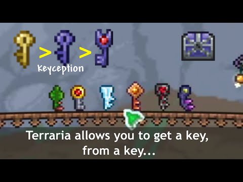 Terraria keys shenanigans can make you confused, with keys opening chests to get a key...