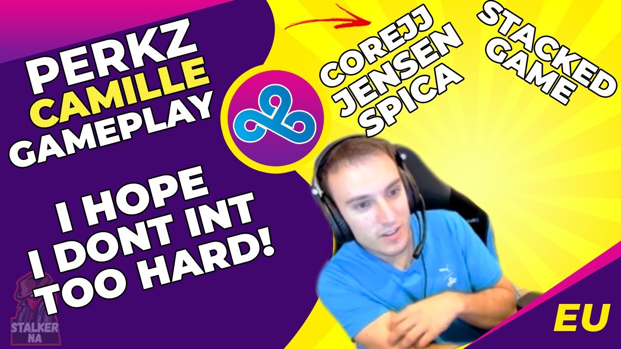 C9 Perkz Talks - I Hope I Doesnt INT This Game Too Hard 😁 STACKED Game- CoreJJ - Jensen - Svenskeren