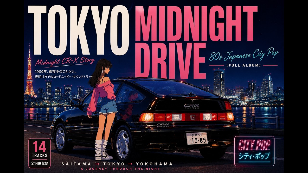 TOKYO MIDNIGHT DRIVE | 80s Japanese City Pop Mix (Full Album