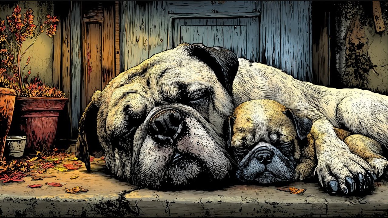 Midnight Dog Lounge – Soft Jazz & Deep Upright Bass for Calm Nights