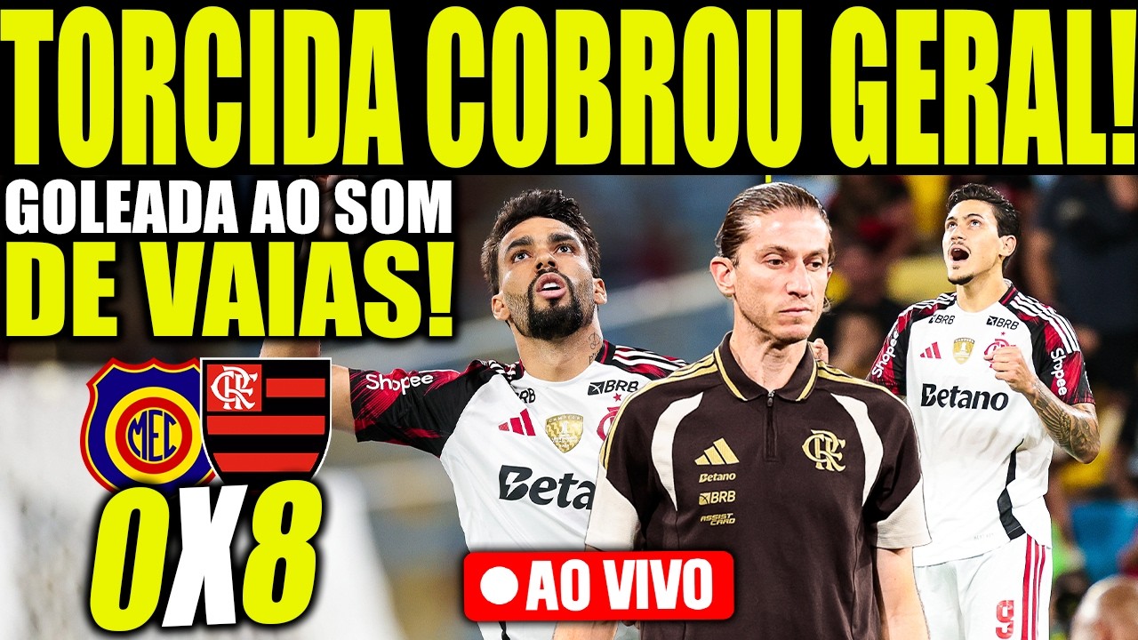 PÓS-JOGO MADUREIRA 0X8 FLAMENGO AO VIVO! COLETIVA DO FILIPE LUÍS! ANÁLISE, NOTÍCIAS E DEBATE!
