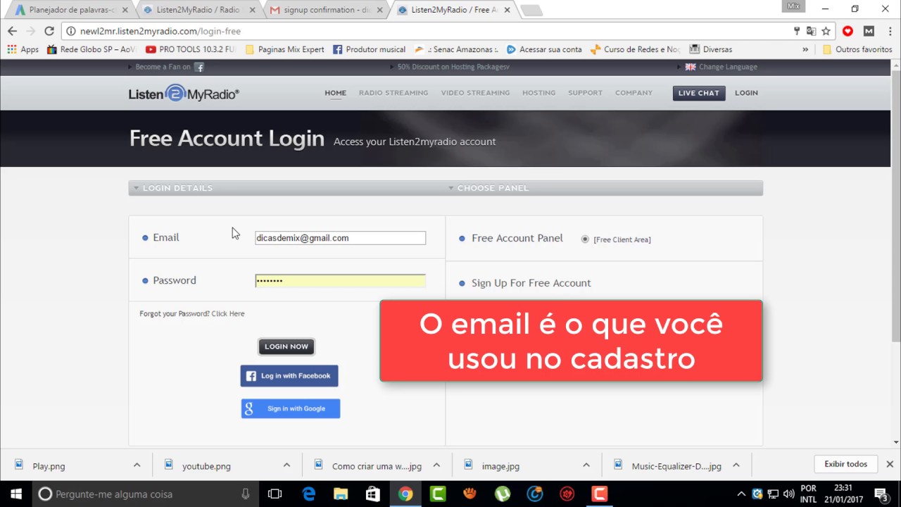 Como Criar Uma Radio Online 2017[Video 01] YouTube