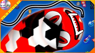 🐍 WORMATE ZONE.IO - Rắn Săn Mồi # BIGGEST SNAKE - Epic Worms Zone Best Gameplay - Trần Hùng 83 screenshot 4