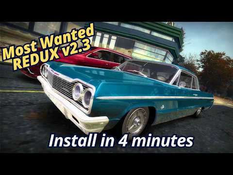 How to Install NFS Most Wanted REDUX v2.3 - The ULTIMATE Graphics & Cars Overhaul! (2025 Mod Guide)