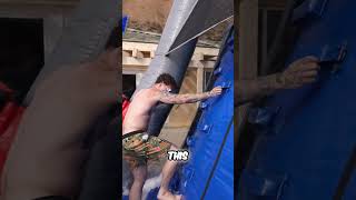Conquer the Inflatable Obstacle Course: Epic Fails & Triumphs! #shorts