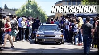 I Took my Skyline GTR to my Last Day of High School