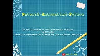 Python Automation -sub-process,time-module,file-handling