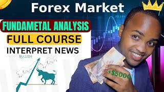 Forex fundamental analysis full course 2023 - How to trade forex news events screenshot 3