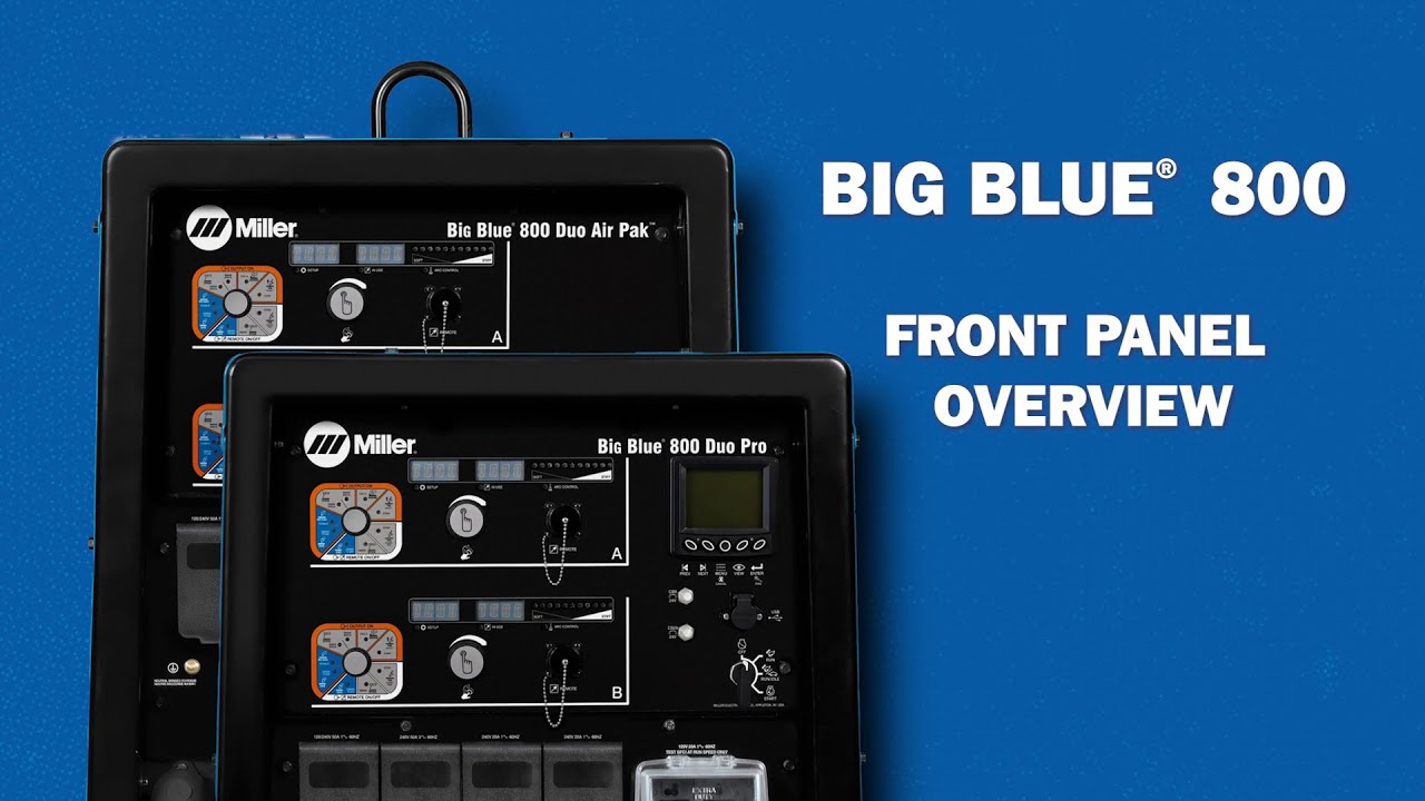 Miller Big Blue 450 Duo CST Diesel Engine-Driven Welder #907866