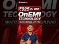 OnEmi Technology IPO Review – ₹926 Cr Fintech IPO (Kissht IPO) | Opening from 30th Apr - 5th May'26