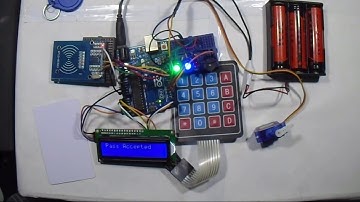 RFID and Keypad based door lock using Arduino