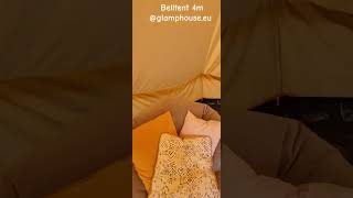 Glamphouse village with glaping tents