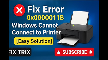 🔥🔥❌🖨️ Fix Error 0x0000011B – Windows Cannot Connect to Printer ✅