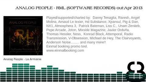 ANALOG PEOPLE.-RML,(Software Records) Einmalbooking promo tool
